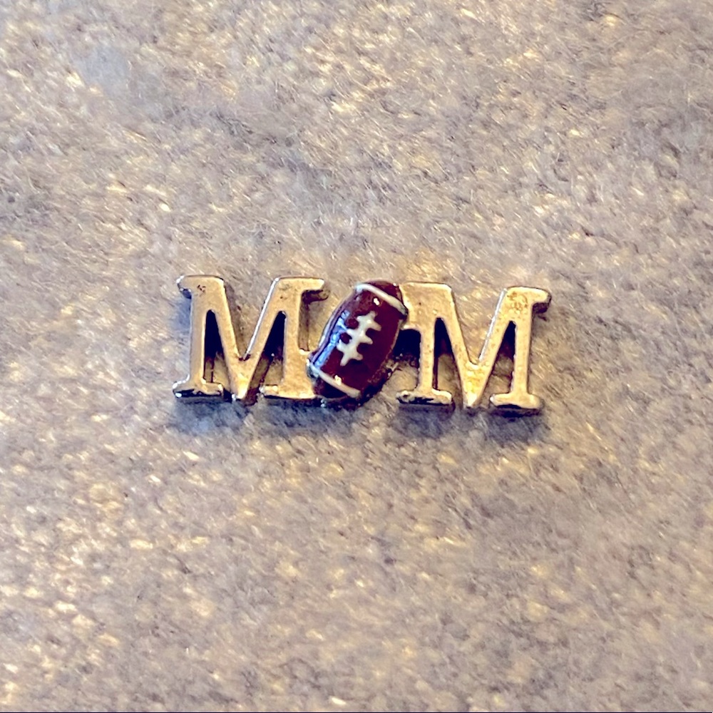 Authentic New Origami Owl Football Mom Charm